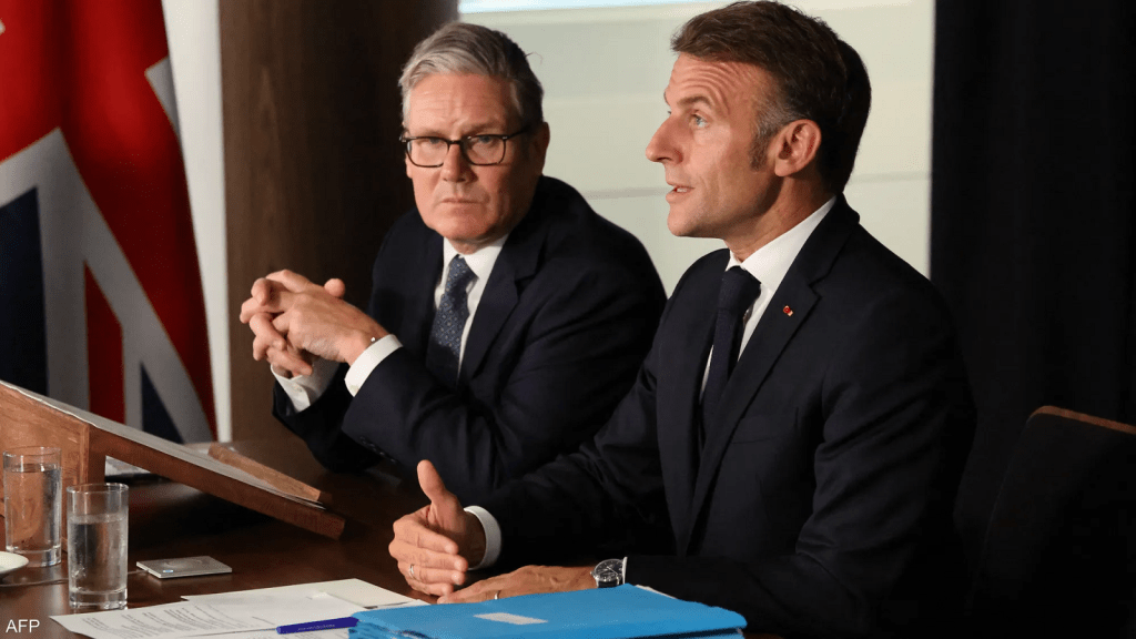 ماكرون يدعو إلى اعتراف مشترك بدولة فلسطين من باريس&nbsp;ولندن