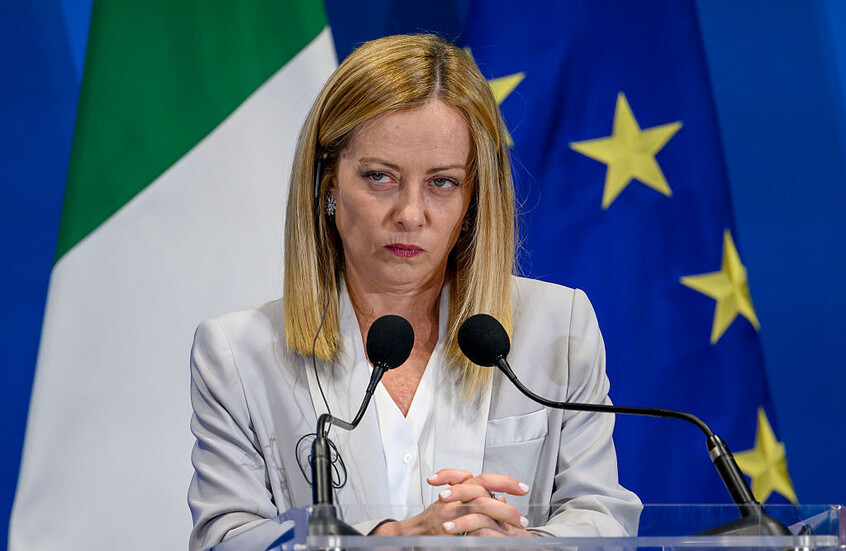 أول تعليق لرئيسة الوزراء الإيطالية بعد إغلاق موقع إباحي استهدفها بصور&nbsp;مفبركة