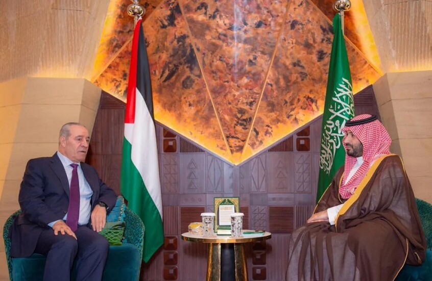 بن سلمان يبحث مع نائب الرئيس الفلسطيني الوضع على الساحة&nbsp;الفلسطينية