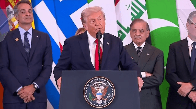 ترامب: إعمار غزة يتطلب نزع السلاح ونشر قوات تحفظ&nbsp;الأمن