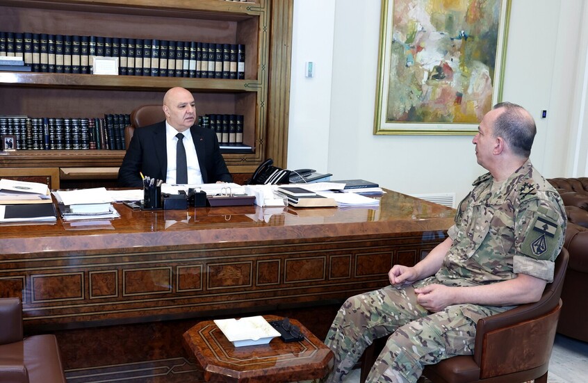 عون يوجه الجيش اللبناني بالتصدي لأي انتهاك&nbsp;إسرائيلي