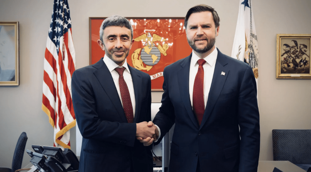 عبدالله بن زايد يلتقي نائب الرئيس الأميركي في&nbsp;واشنطن