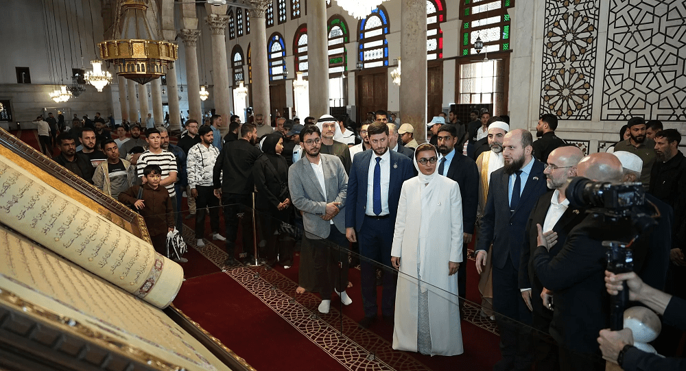 قرقاش: ترميم الجامع الأموي يجسد رسالة الإمارات&nbsp;الحضارية